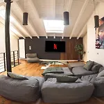Luxury Industrial Apt Vicino Al Centro Con Garage